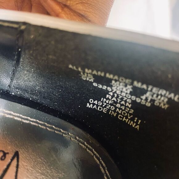 Velvet Black & White Platform Heels - Picture 6 of 8